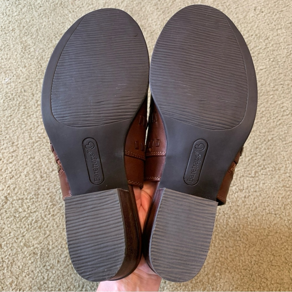 Baretraps Ivalyn Brown Block Heel Open Toe Bootie/Sandal Size 9 M - Picture 11 of 16